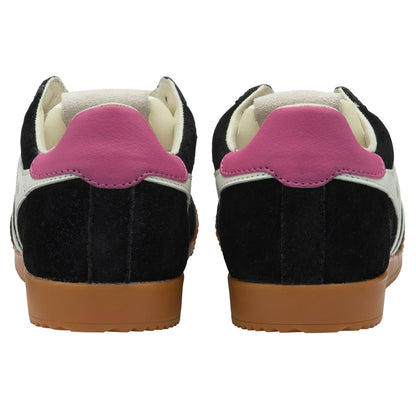 GOLA WOMEN ELAN TRAINER BLACK/OFF WHITE/FUCHSIA