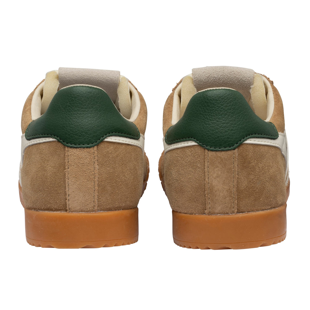 GOLA WOMEN ELAN TRAINER BROWN SUGAR/OFF WHITE/EVERGREEN