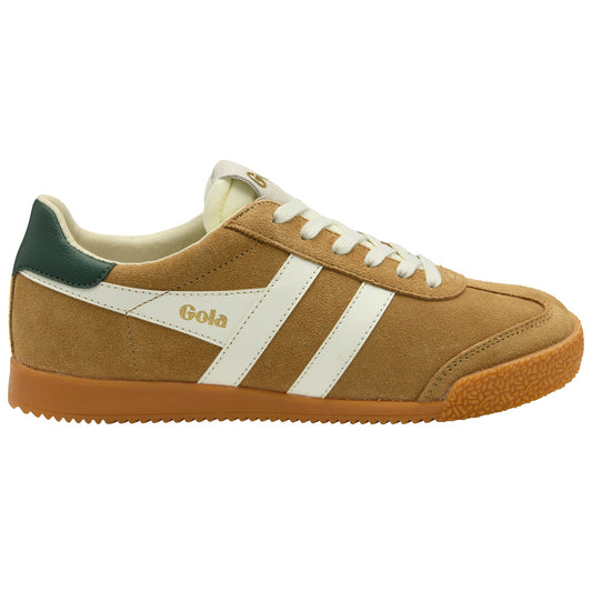 GOLA WOMEN ELAN TRAINER BROWN SUGAR/OFF WHITE/EVERGREEN