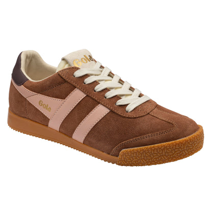GOLA WOMEN ELAN TRAINER UMBER/PEARL PINK/COCOA