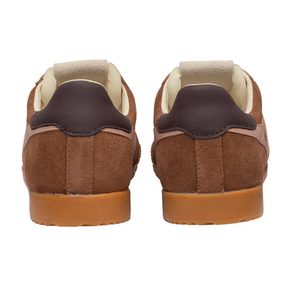 GOLA WOMEN ELAN TRAINER UMBER/PEARL PINK/COCOA
