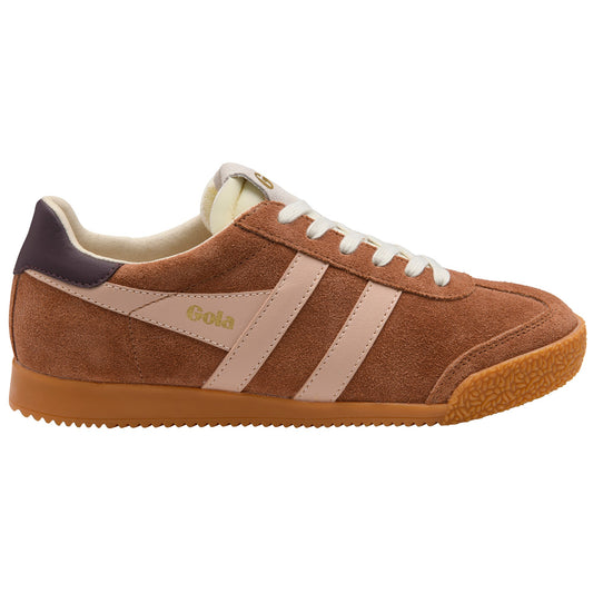 GOLA WOMEN ELAN TRAINER UMBER/PEARL PINK/COCOA