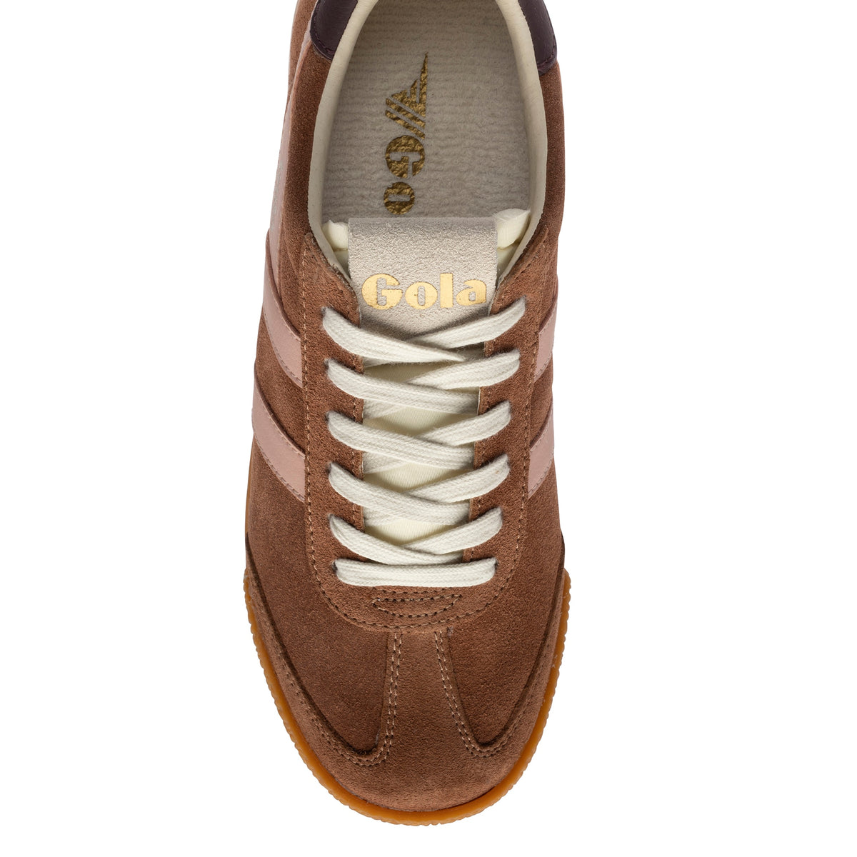 GOLA WOMEN ELAN TRAINER UMBER/PEARL PINK/COCOA