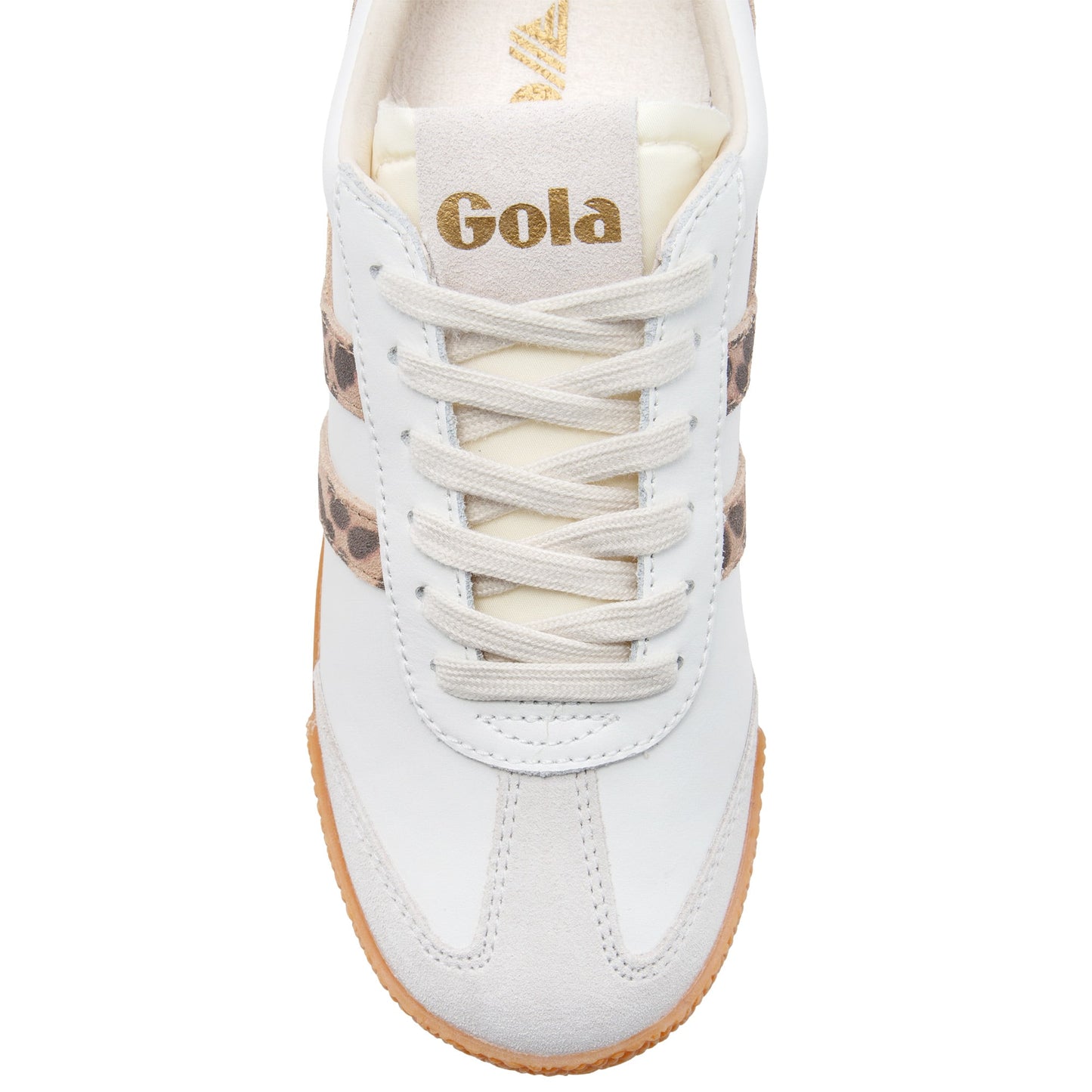 GOLA WOMEN ELAN JL TRAINER WHITE/LEOPARD/OFF WHITE