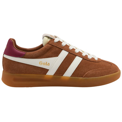 GOLA WOMEN CYCLONE TRAINER UMBER/OFF WHITE/CERISE/GUM