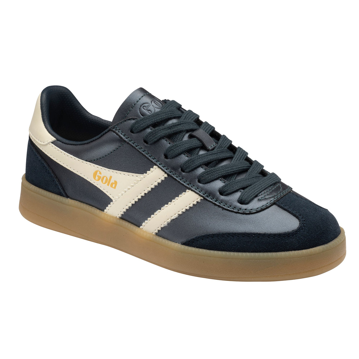 GOLA WOMEN VIPER METALLIC TRAINER NAVY/OFF WHITE/GUM