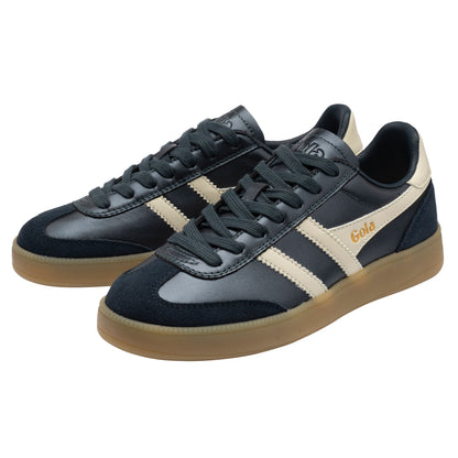 GOLA WOMEN VIPER METALLIC TRAINER NAVY/OFF WHITE/GUM