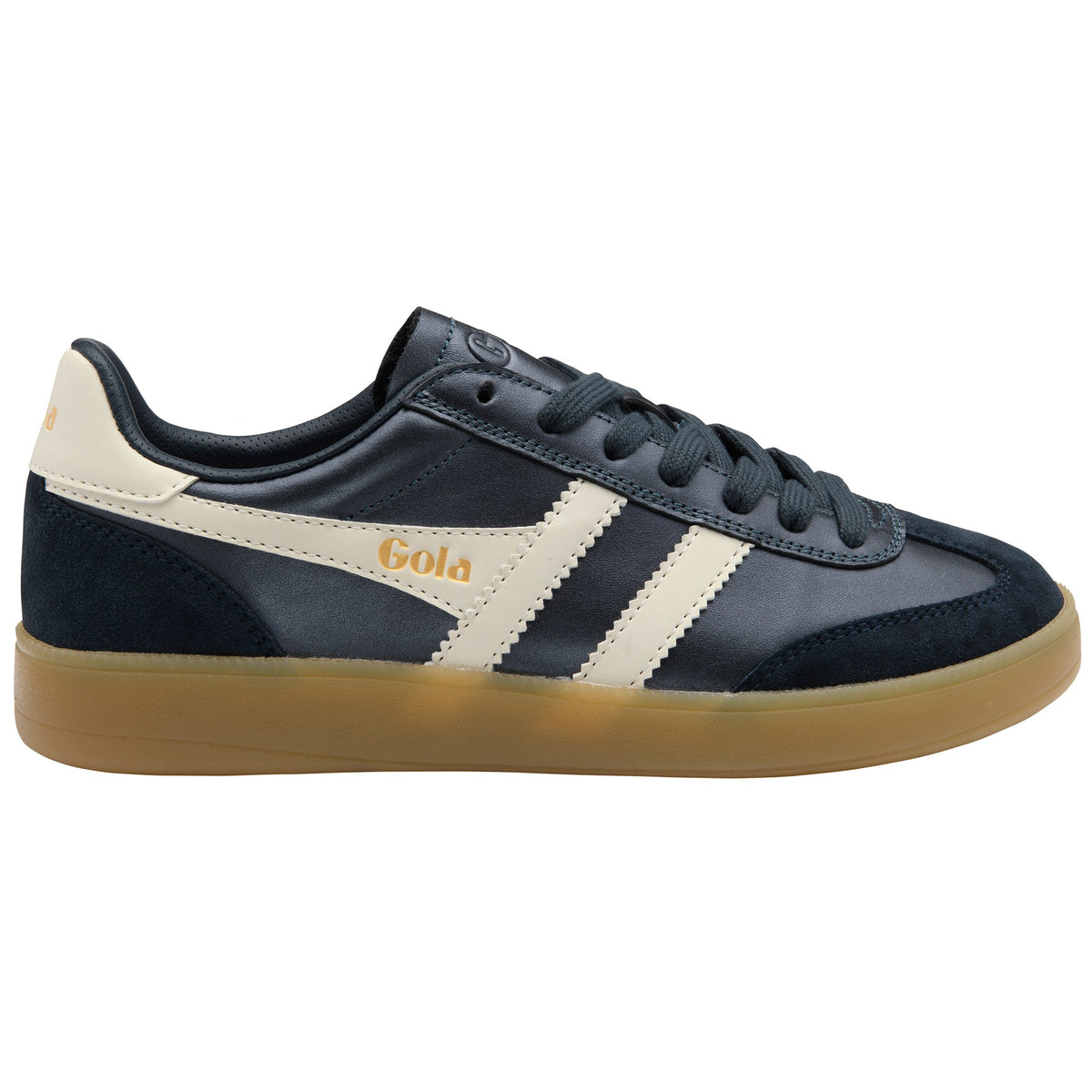GOLA WOMEN VIPER METALLIC TRAINER NAVY/OFF WHITE/GUM
