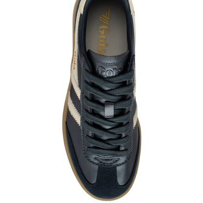 GOLA WOMEN VIPER METALLIC TRAINER NAVY/OFF WHITE/GUM