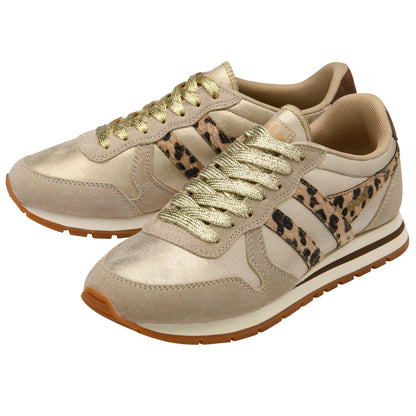 GOLA WOMEN DAYTONA BLAZE II GOLD/LEOPARD/DARK BROWN