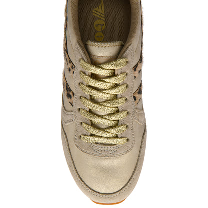 GOLA WOMEN DAYTONA BLAZE II GOLD/LEOPARD/DARK BROWN