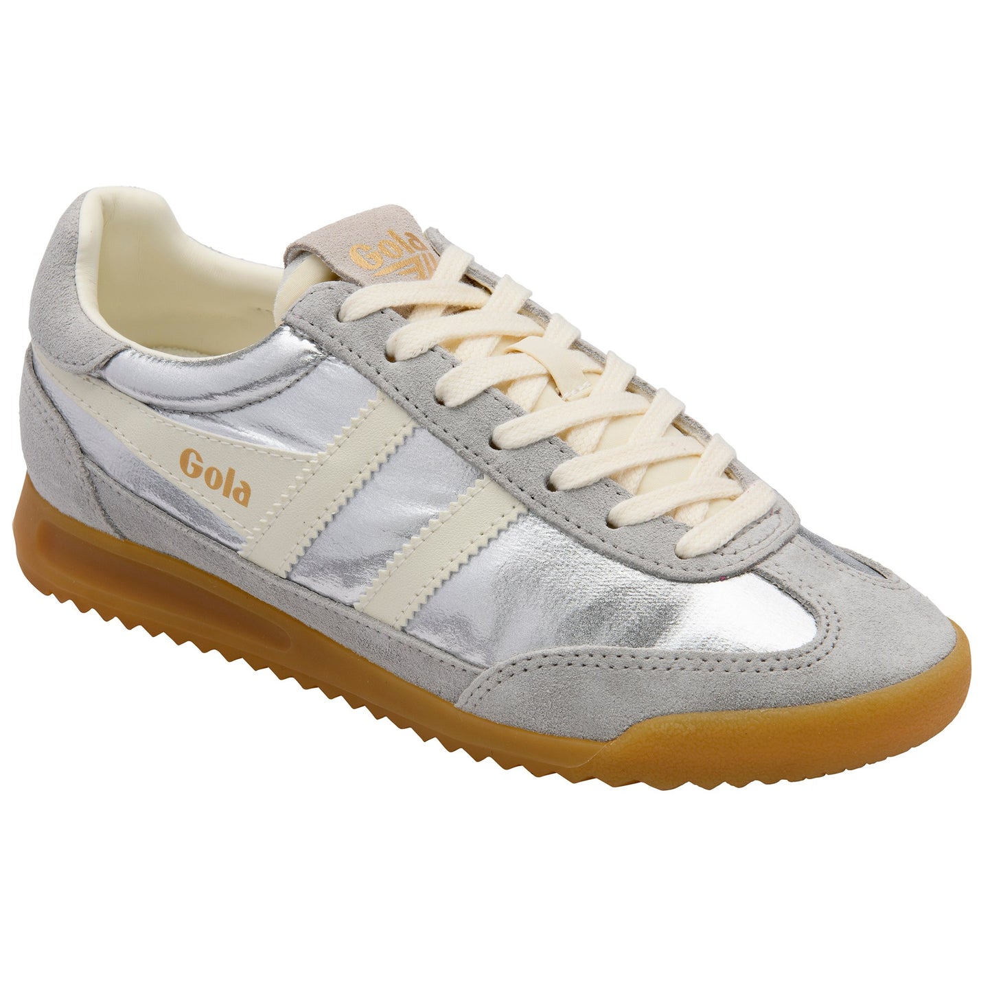 GOLA WOMEN FIREFLY METALLIC SILVER/OFF WHITE