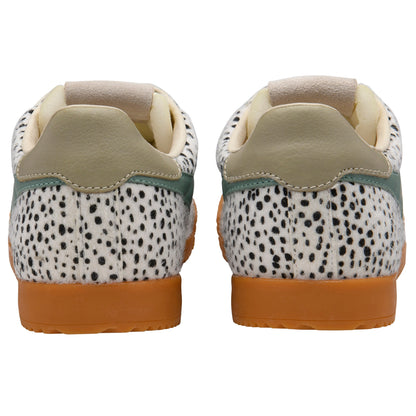 GOLA WOMEN ELAN SAVANNA CHEETAH/FEATHER GREY/GREEN MIS