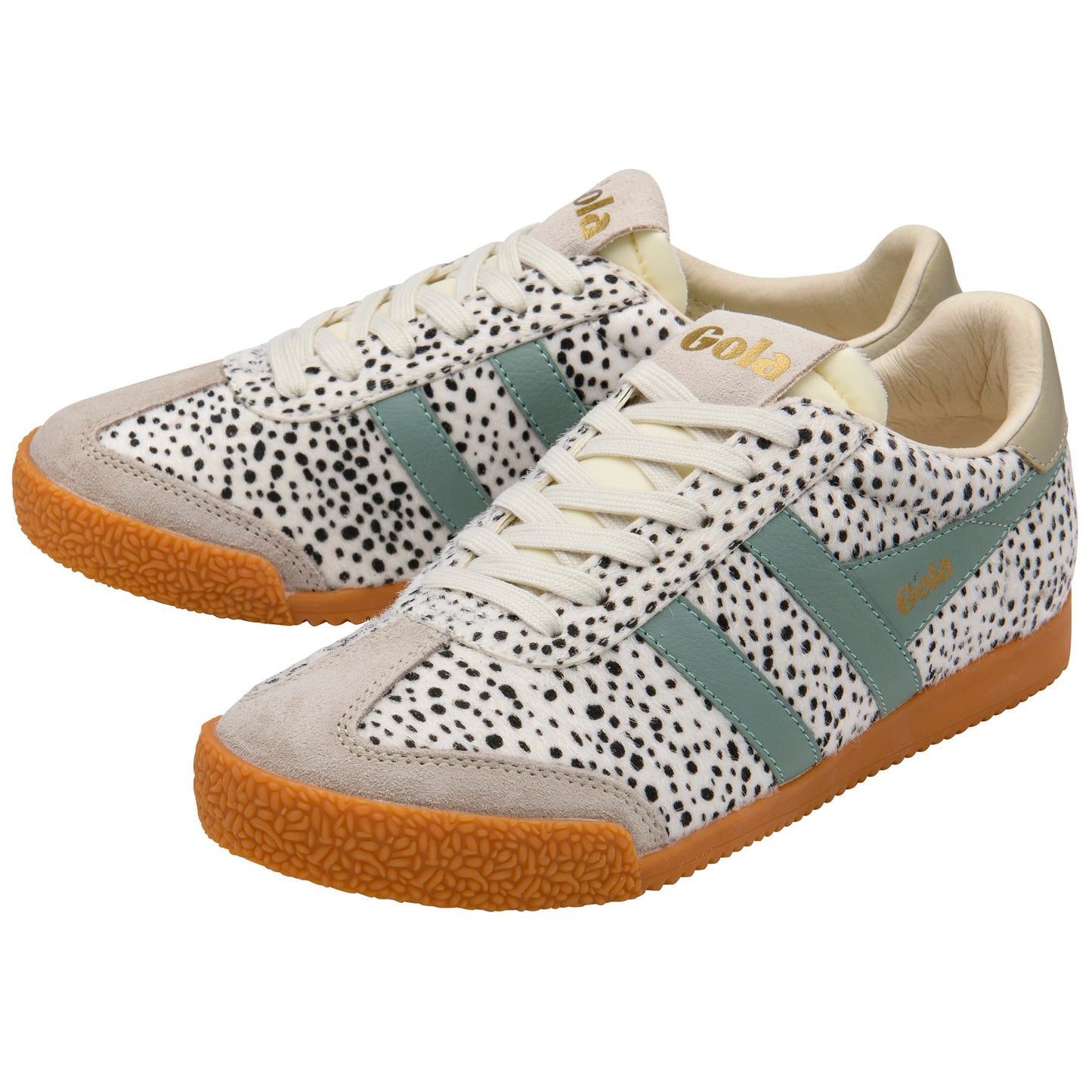 GOLA WOMEN ELAN SAVANNA CHEETAH/FEATHER GREY/GREEN MIS
