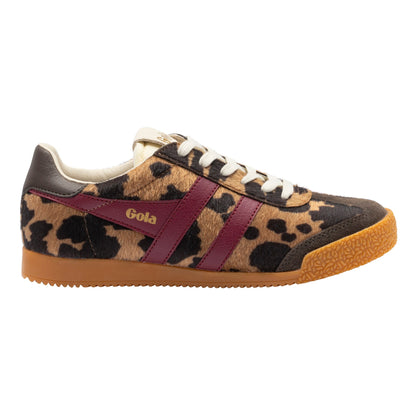 GOLA WOMEN ELAN SAVANNA TRAINER TAN COW/CERISE/MOCHA