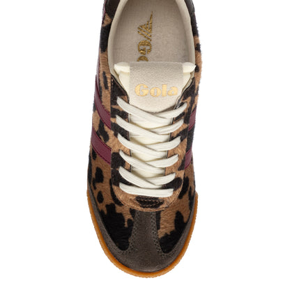 GOLA WOMEN ELAN SAVANNA TRAINER TAN COW/CERISE/MOCHA