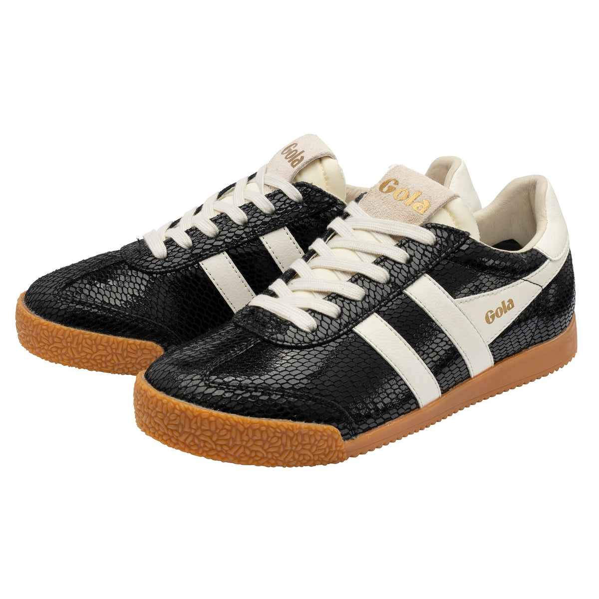 GOLA WOMEN ELAN SERPENT TRAINER BLACK/OFF WHITE