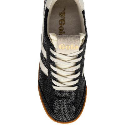 GOLA WOMEN ELAN SERPENT TRAINER BLACK/OFF WHITE