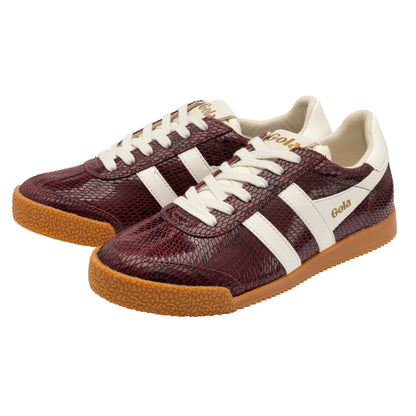 GOLA WOMEN ELAN SERPENT TRAINER WINDSOR WINE/OFF WHITE